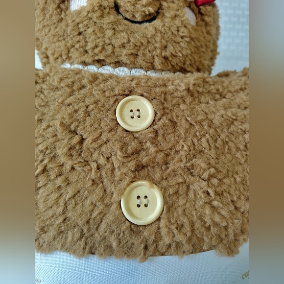 Cupcakes and Cashmere Gingerbread Boy & Girl Decor Sherpa Plush Pillow Set 2 - Picture 8 of 11